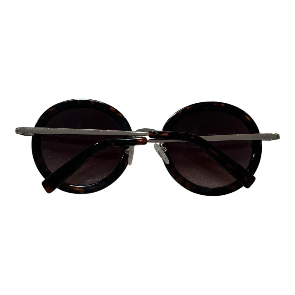 Guess Sunglasses Women Round Tortoise Gradient Lens Brown GF0330 Lennon‎ Look